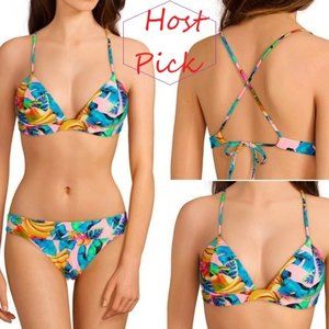 Tutti Fruity Bikini Top Tropical Colors Bikini Top